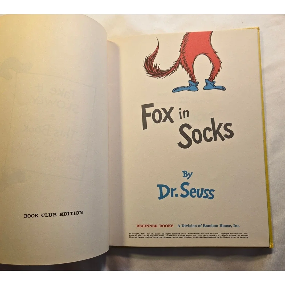 Dr. Seuss Beginner Books Lot of 6 Fox in the Socks Animals Riddles Berenstains